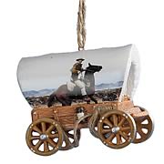 John Wayne Wagon 3-Inch Resin Ornament